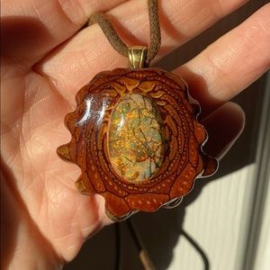 Third Eye Pinecone Necklace